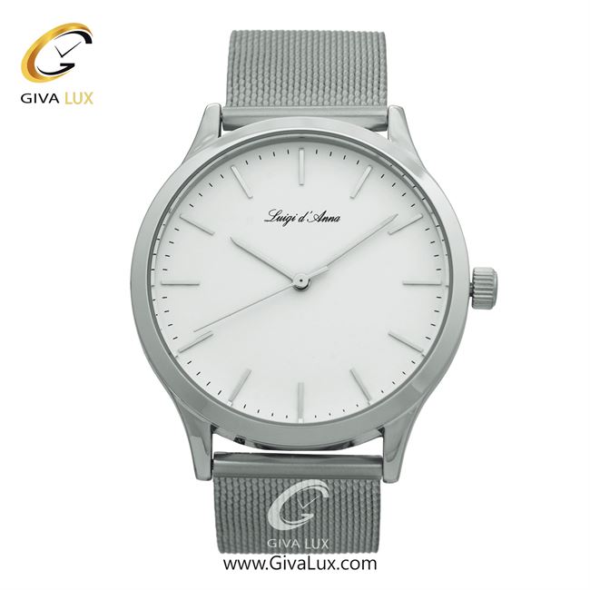 ساعت مچی اورجینال مردانه LdA نقره ای | نقره ای| نقره ای| کد رفرنس 2157